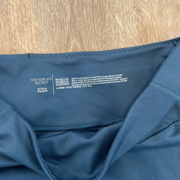 Victoria's Secret VSX High Rise Pocket Leggings in Blue Size Medium - Picture 4 of 7
